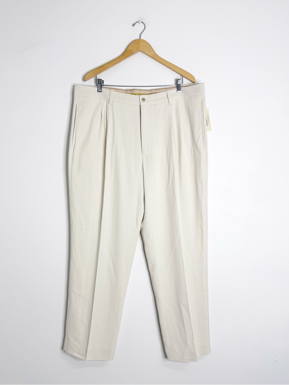Tommy Bahama Grayston Silk Pants Men’s Size 40 x 30 NWT Ivory
